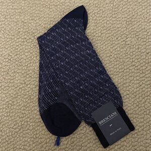 Bresciani Socks Made in Italy Cootn and Linen